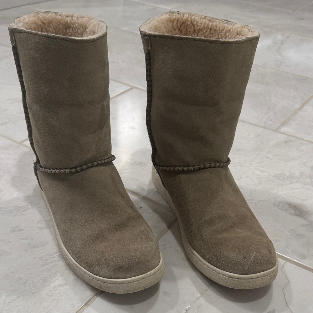 UGG Tan Suede Winter Boots